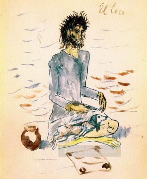 抽象的かつ装飾的 Painting - Le fou 1904 キュビスト